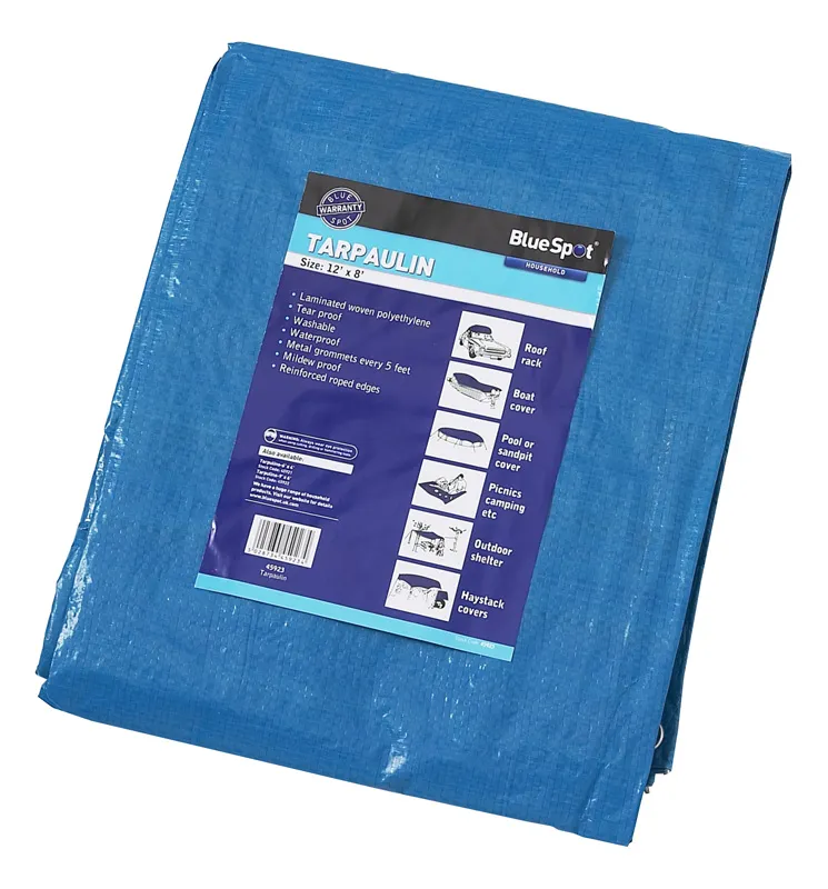 Blue Spot – Large Lightweight Tarpaulin Cover – 3.6m x 2.4m (45923)