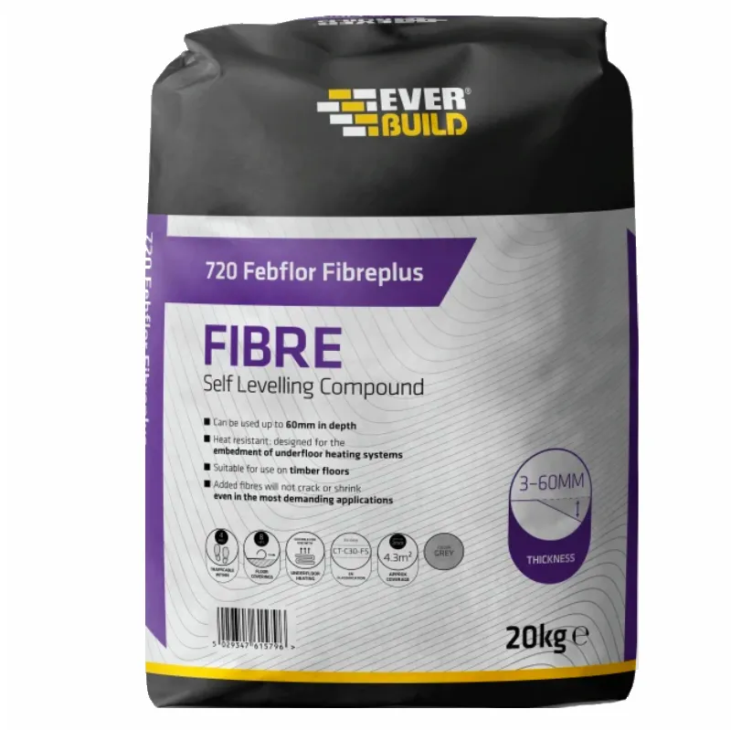 Everbuild 720 Febflor Fibreplus Heat Self-Level Floor Levelling Compound Everbuild 720 Febflor Fibreplus Heat Self-Level Floor Levelling Compound (647831)