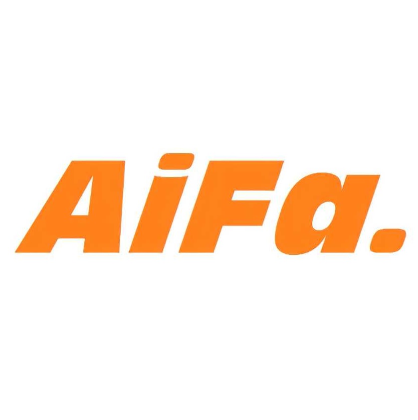 Aifa Garden logo in orange text on a white background.