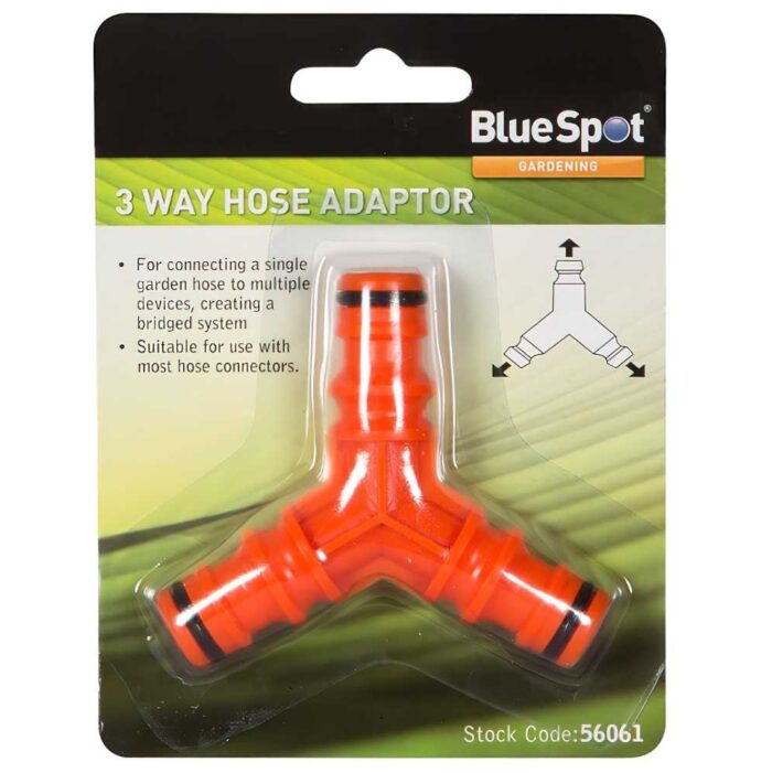 Hose Path Building Blue Spot 3-Way Hose Pipe Connector for Multiple Hoses (56061) | Path ...