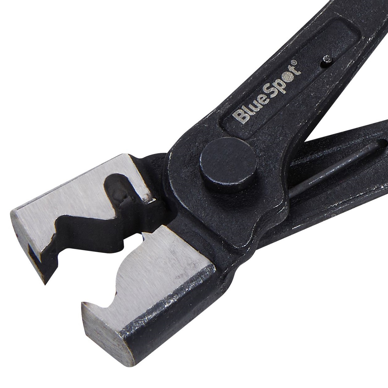 Blue Spot Tools Heavy Duty Hose Clip Pliers with blue handles and spring-loaded mechanism, 07969