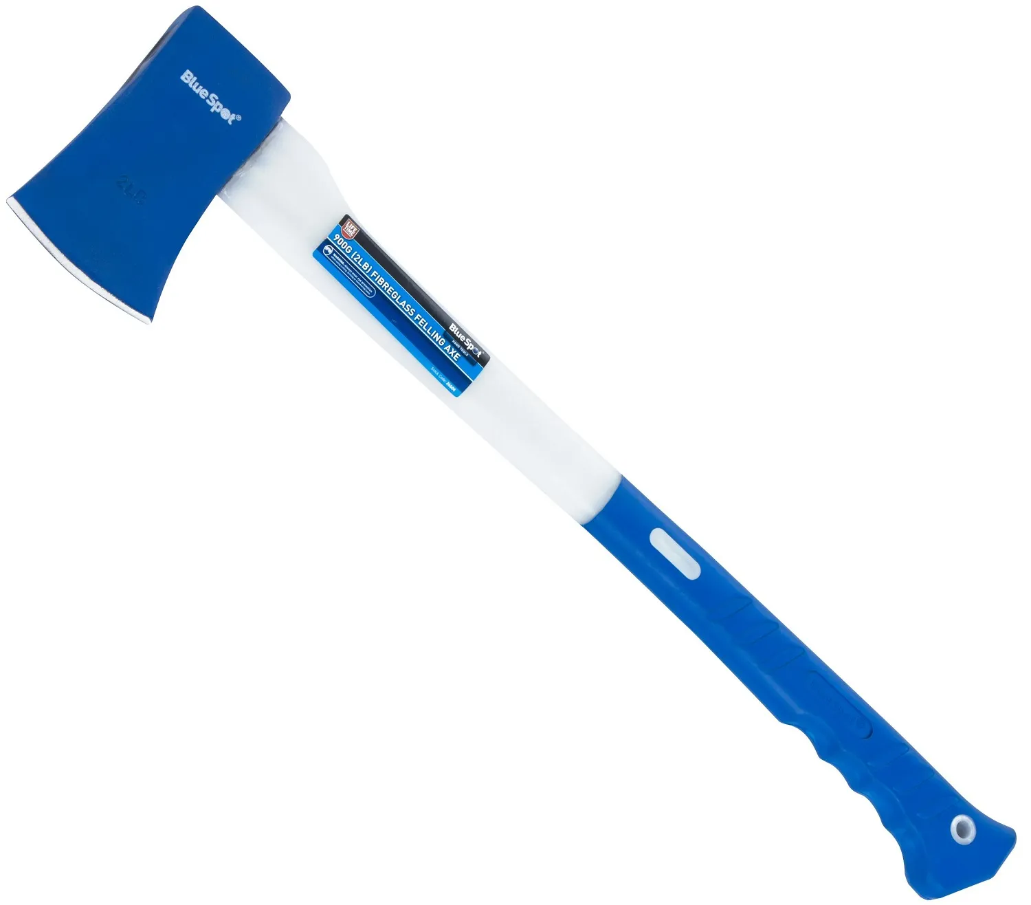 blue-spot-tools-felling-wood-axe-2lb-fibreglass-26604-bluespot-1 Blue Spot Tools – Felling Axe with Fibreglass Handle – 2lb (26604)