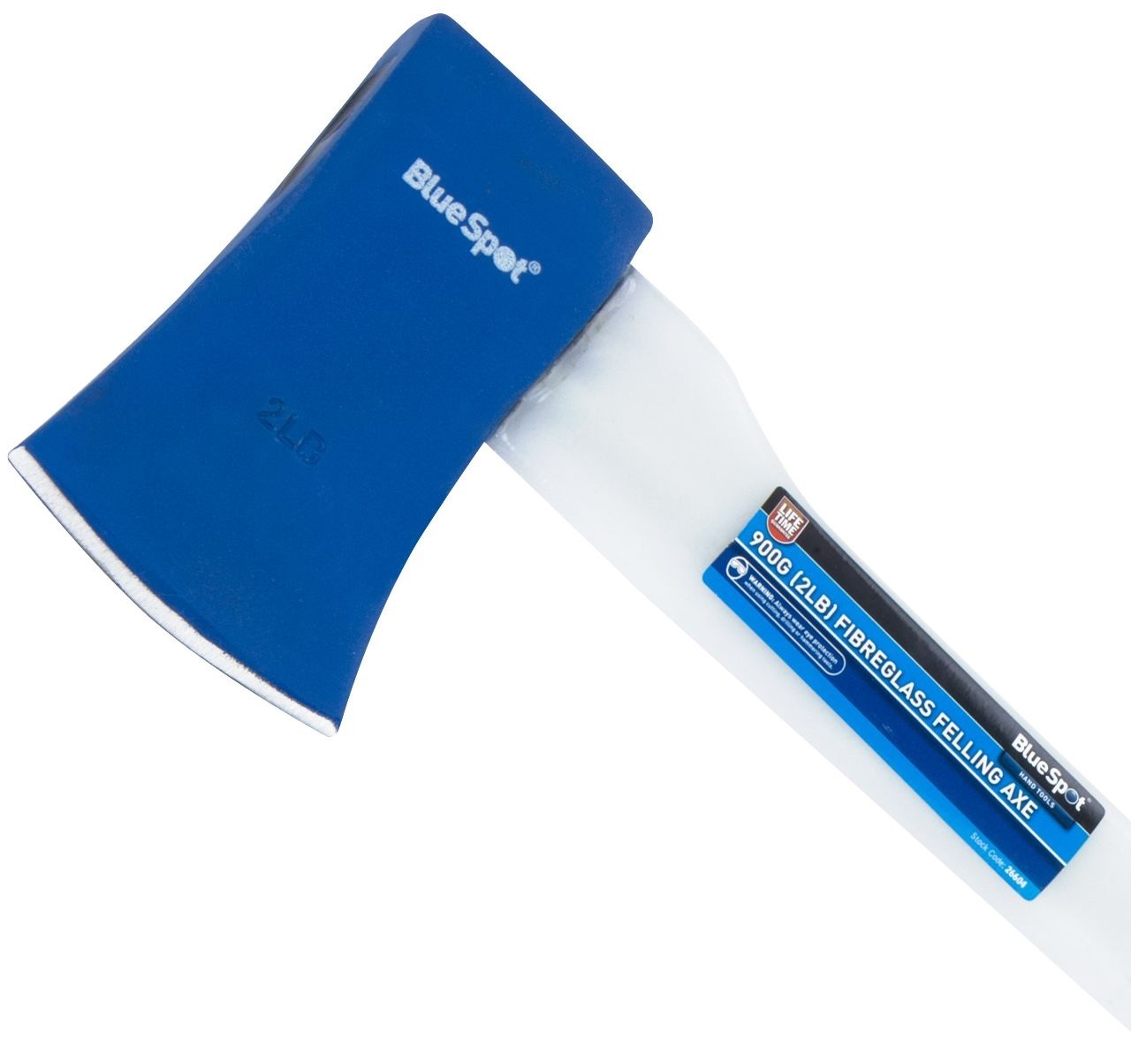 blue-spot-tools-felling-wood-axe-2lb-fibreglass-26604-bluespot-1a-closeup