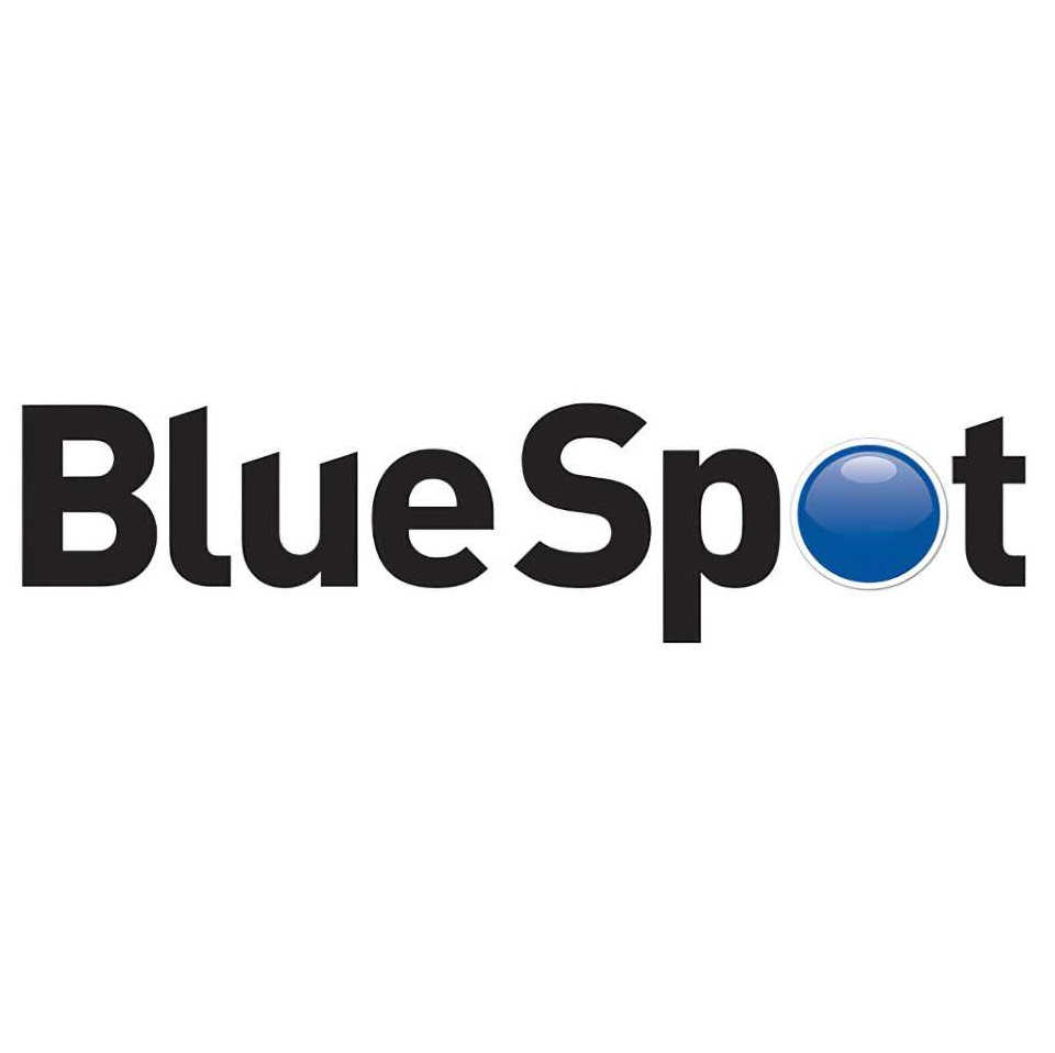 Blue Spot Tools logo with blue dot design.