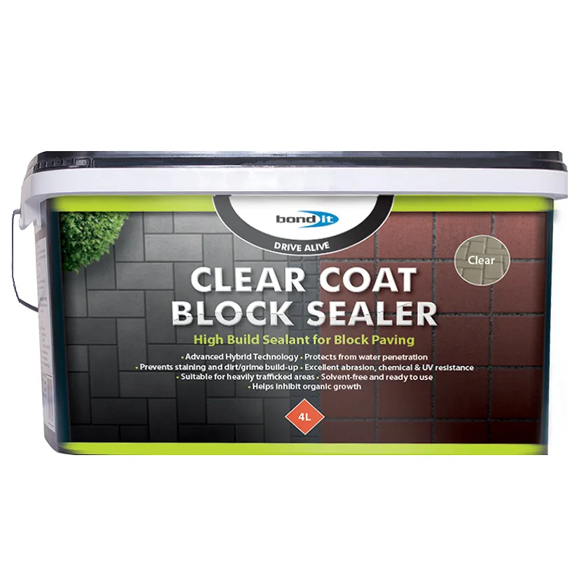Bond It Drive Alive Clear Coat Block Paving Sealer – 4L Bond It – Drive Alive Clear Coat Block Paving Sealer – 4L (BDCCBS4)