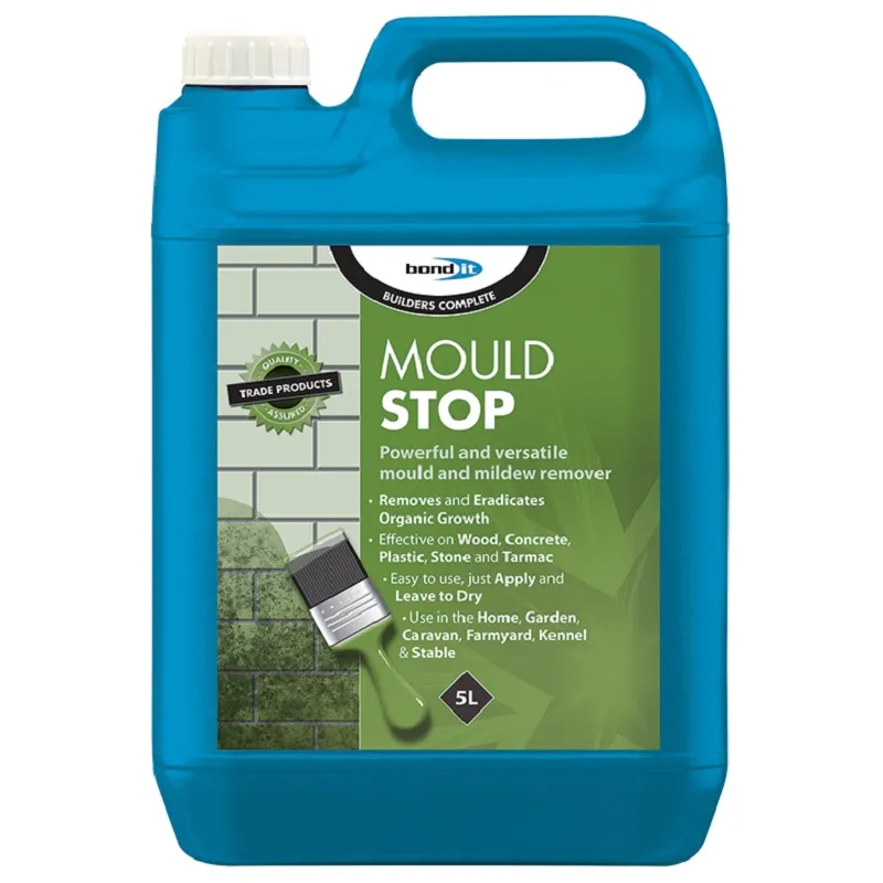 Bond It – 5L Mould Stop Moss and Mildew Remover (BDH070) Bond It – 5L Mould Stop Moss and Mildew Remover (BDH070)