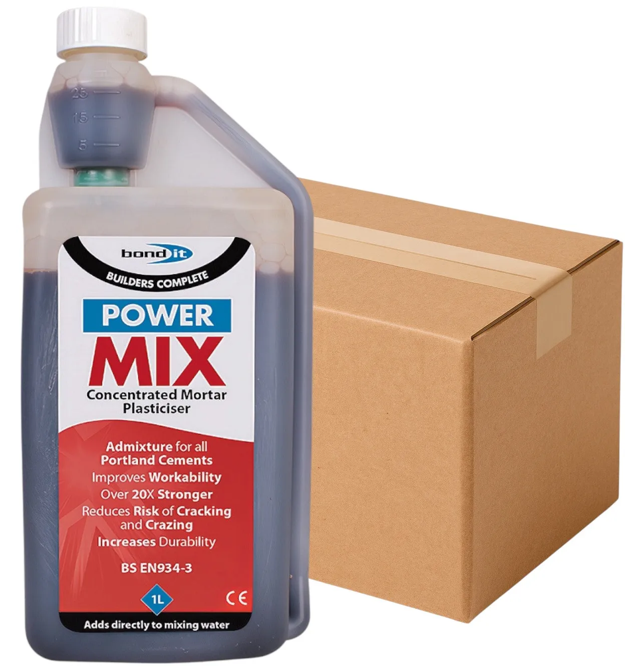 bond-it-powm1-power-Mix-mortar-plasticiser-1-litre-box-of-10-path-and-patio Bond It – Power Mix Concentrated Mortar Plasticiser – 1L, Box of 10 (POWM1-10)