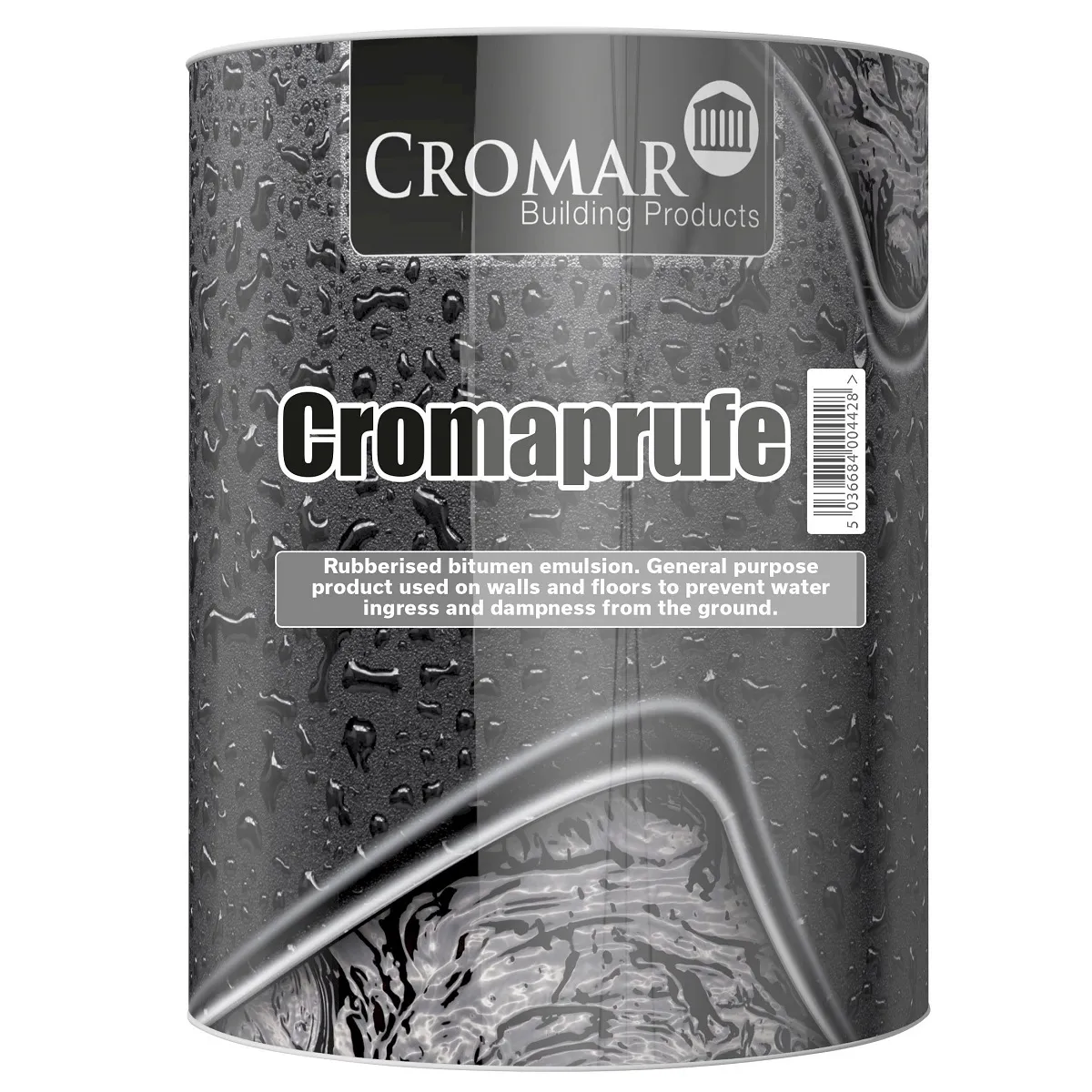 Cromar – Cromaprufe DPM Damp Proof Liquid Membrane – 5L (ACP-501) Cromar - Cromaprufe DPM Damp Proof Liquid Membrane - 5L (ACP-501)