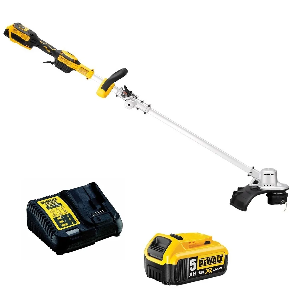 DeWalt Cordless Brushless Folding Grass Strimmer 18v 5.0ah for Lawn Care (DCMST561P1) DeWalt – Cordless Brushless Folding Grass Strimmer 18v 5.0ah for Lawn Care (DCMST561P1)