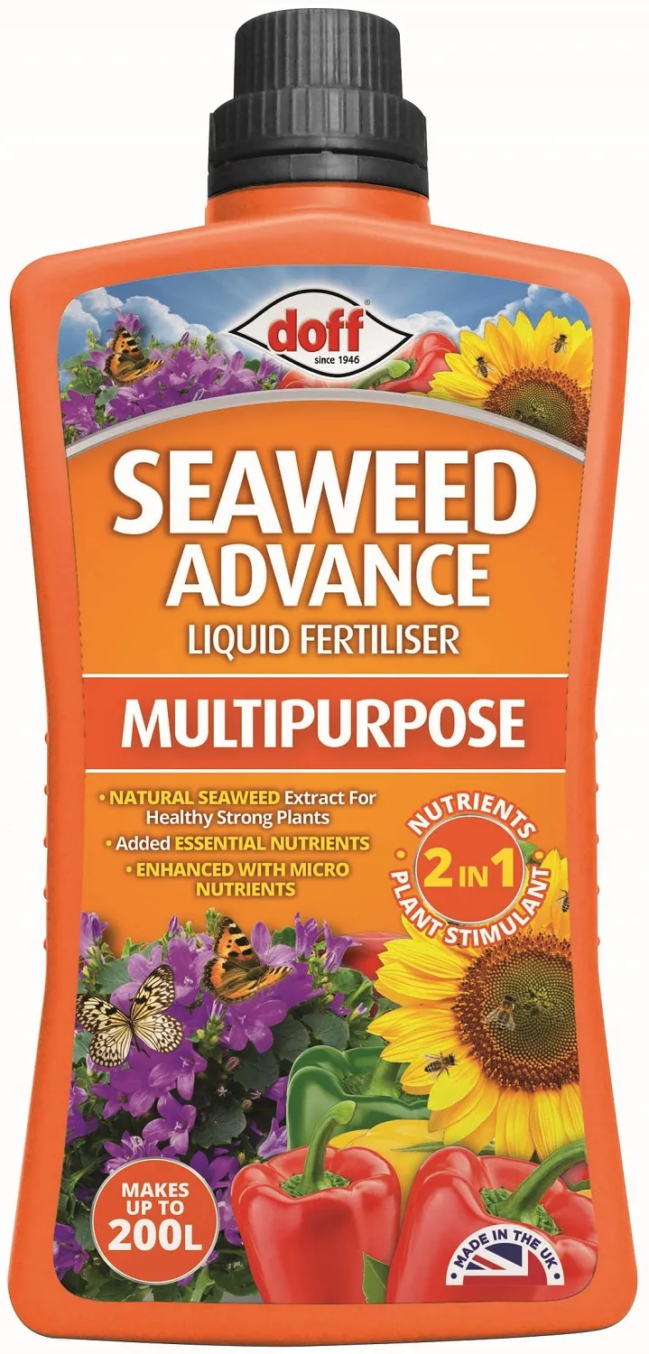 Doff Seaweed Advance Multi-Purpose Plant Food for Flowers and Veg – 1L Doff Seaweed Advance Multi-Purpose Plant Food for Flowers and Veg – 1L (F-HD-A00-DOF)