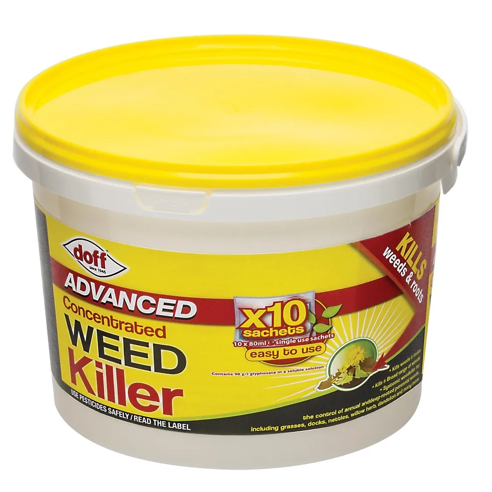 Doff Advanced Weed and Root Killer 10 Sachets – Heavy-Duty Use (F-FW-010-DOF)