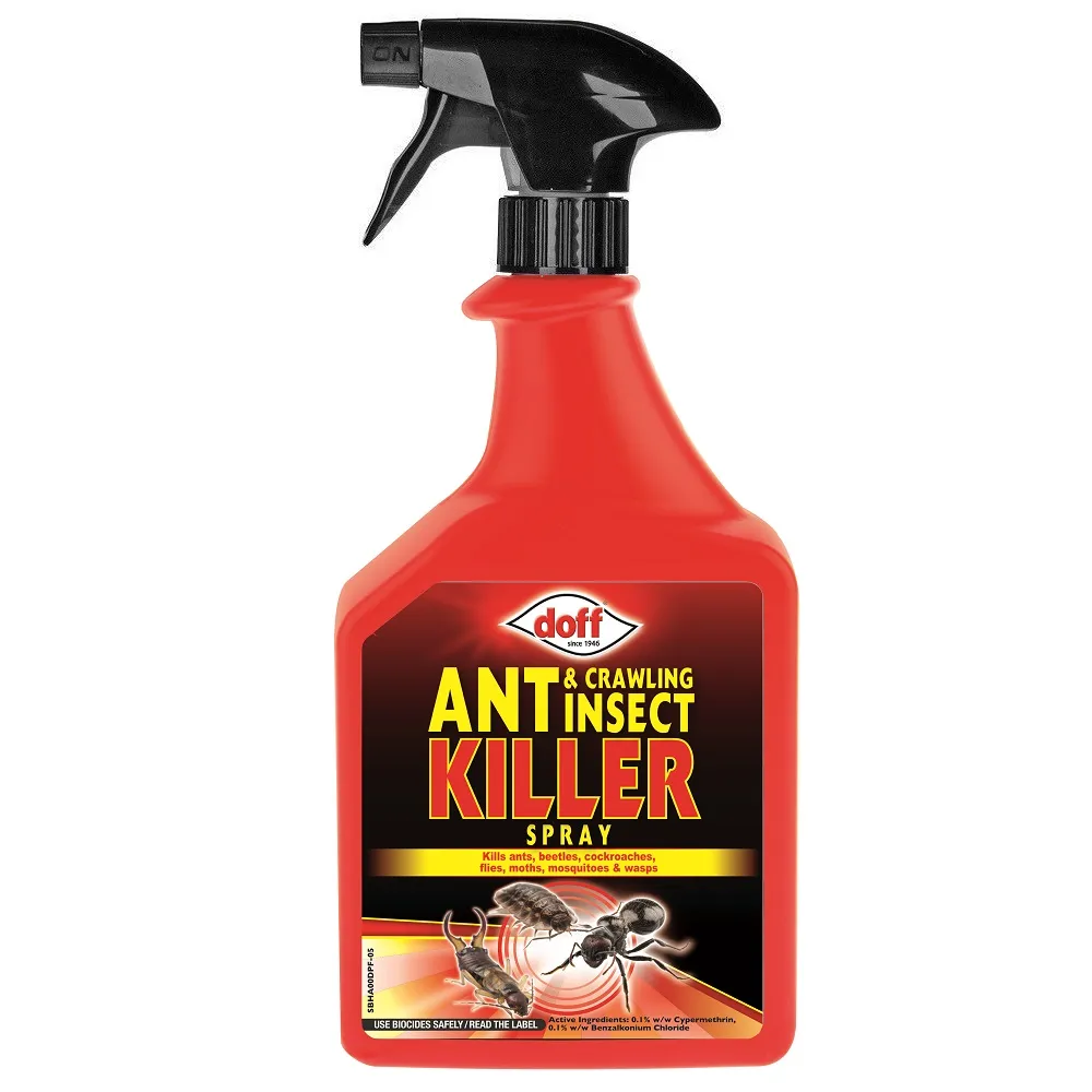 Doff Ant and Crawling Insect Killer Trigger Spray – 1 Litre (F-BH-A00-DOF)