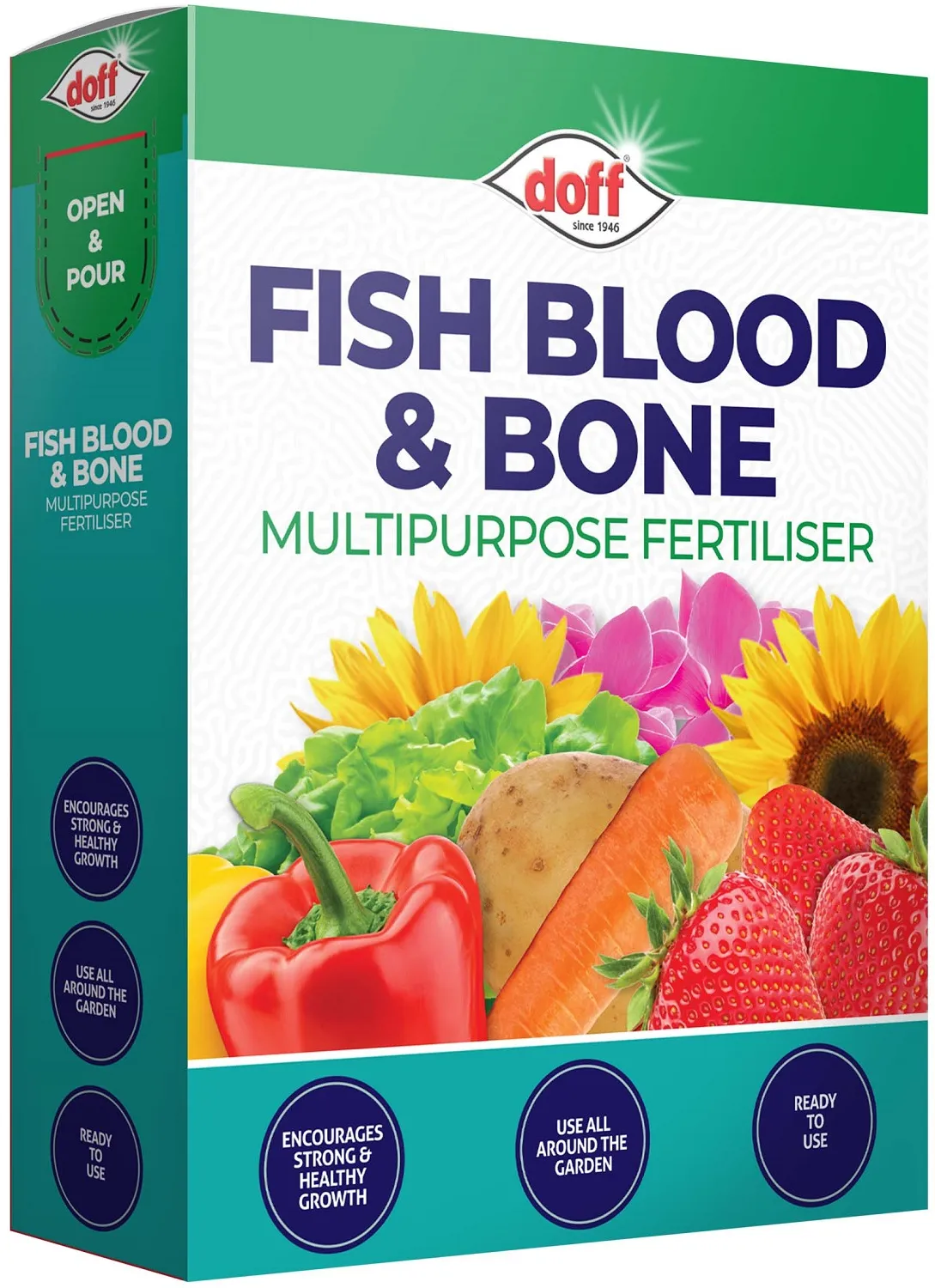 Doff Fish Blood & Bone All-Purpose Plant Feed Fertiliser 2kg Doff Fish Blood & Bone All-Purpose Plant Feed Fertiliser 2kg (F-MC-B00-DOF)