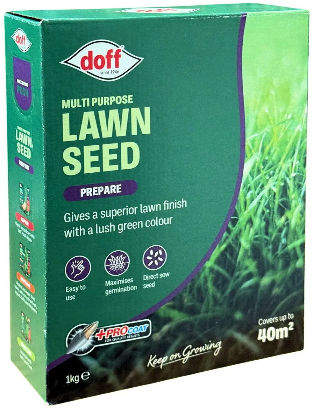 doff-multi-purpose-1kg-lawn-grass-seed-procoat-f-ld-a00-dof Doff Multi-Purpose Lawn Seed Procoat 1kg for Resilient Lawns F-LD-A00-DOF