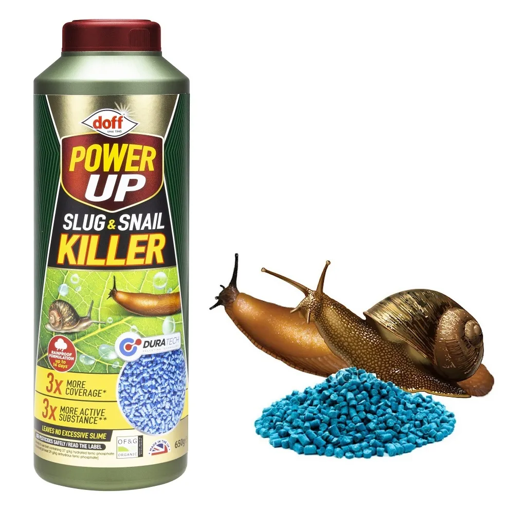 Doff 3x Power Up Super Slug and Snail Killer Pellets 650g Doff 3x Power Up Super Slug and Snail Killer Pellets 650g (F-AF-650-DOF)