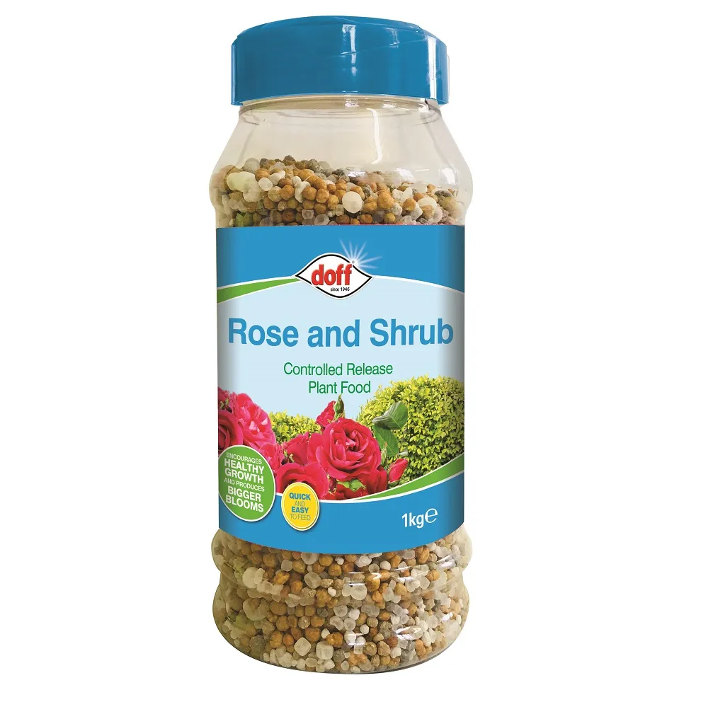 Doff Controlled Release Rose and Shrub Fertiliser 1kg for Healthy Growth Doff Controlled Release Rose and Shrub Fertiliser 1kg for Healthy Growth (F-VH-A00-DOF)