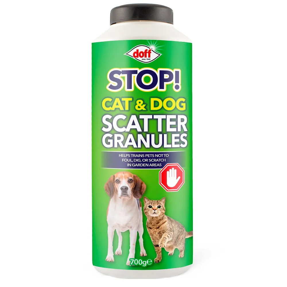 Doff STOP Cat & Dog Scatter Granules for Outdoor Deterrent 700g Doff STOP Cat & Dog Scatter Granules for Outdoor Deterrent 700g (F-QW-700-DOF)