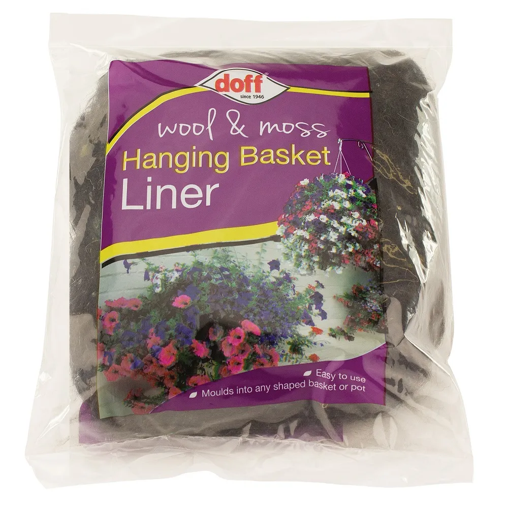 Doff Wool and Moss Basket Liner for Water Retention (DP1026)