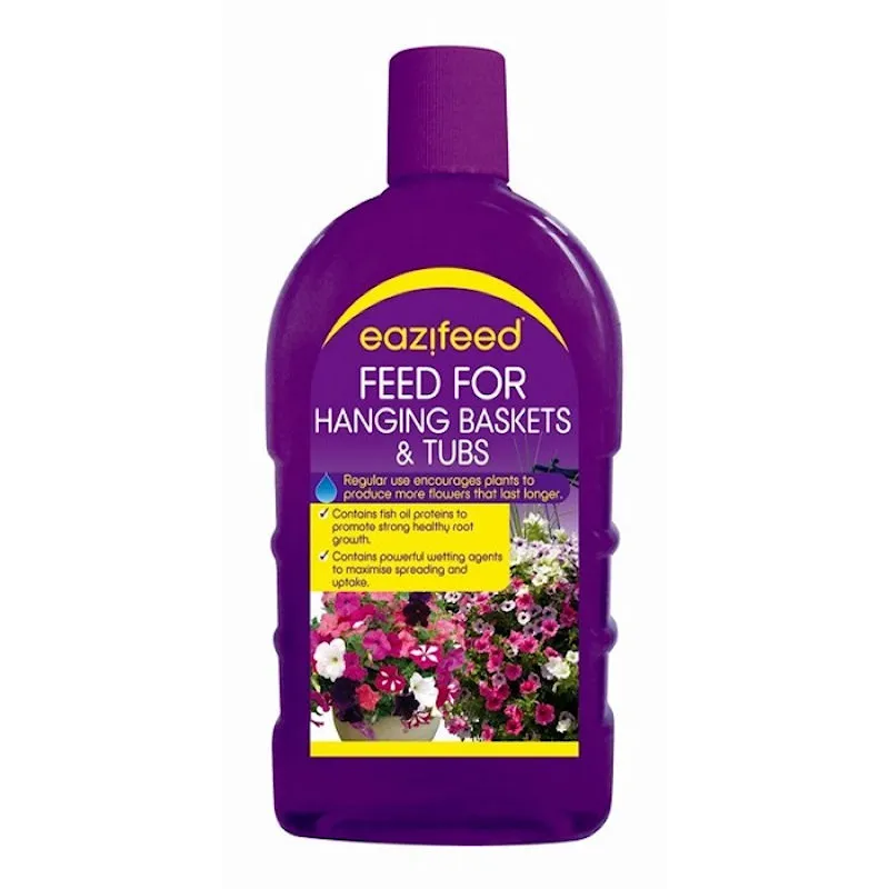 Eazifeed Feed for Hanging Baskets & Tubs – Boosts Growth & Blooms (EZ007) Eazifeed Feed for Hanging Baskets & Tubs – Boosts Growth & Blooms (EZ007)