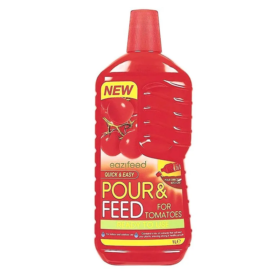 Eazifeed Pour and Feed Liquid Tomato Plant Fertiliser 1 Litre for Growth Eazifeed Pour and Feed Liquid Tomato Plant Fertiliser 1 Litre for Growth (EZ021)