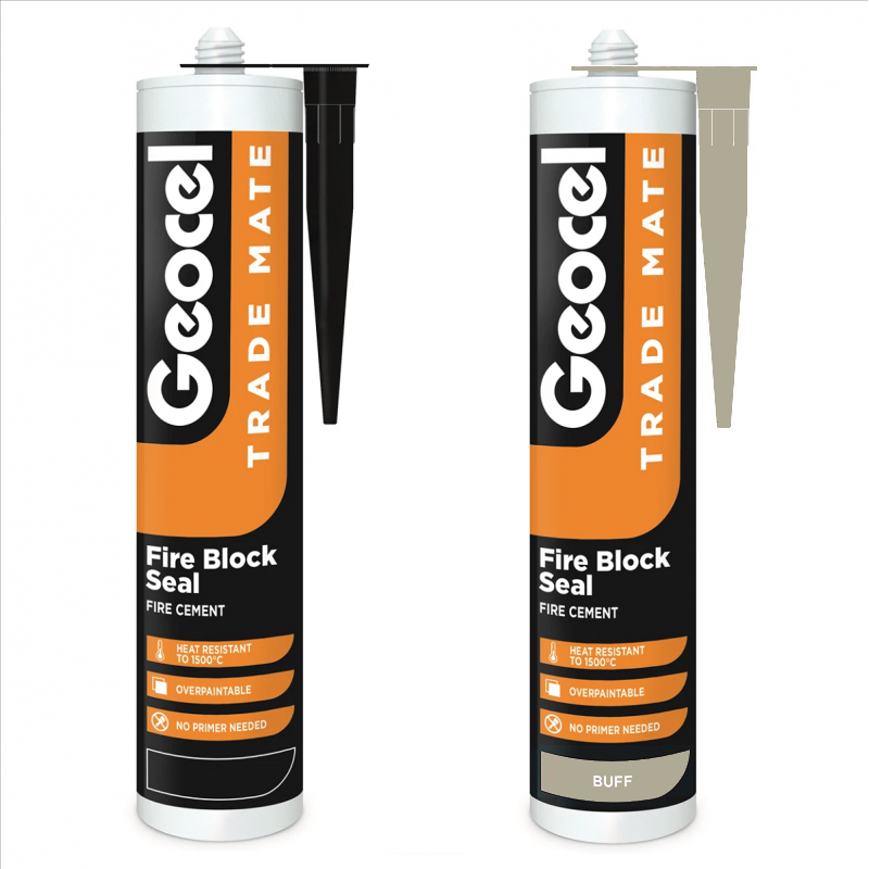 Geocel Trade Mate Fire Block Sealant Tubes with Nozzles