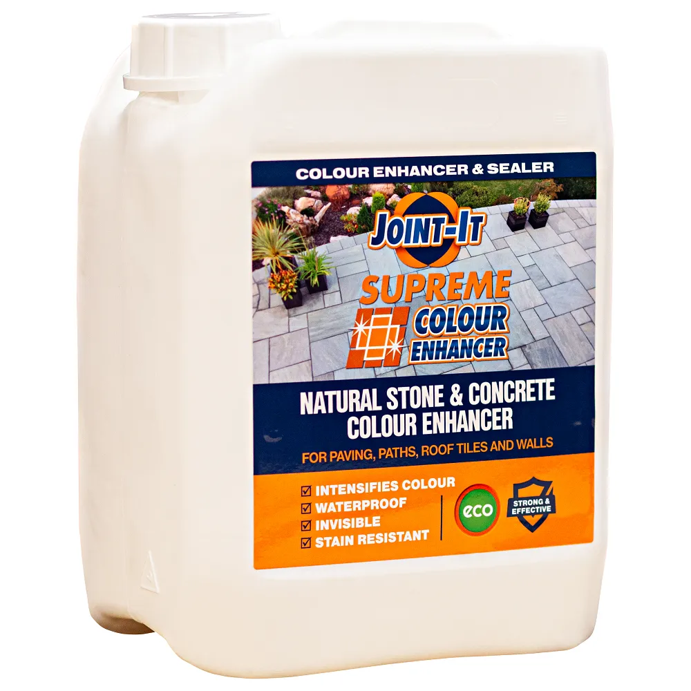 Joint It Supreme Colour Enhancer Sealer for Stone Features 5L Joint It Supreme Colour Enhancer and Sealer for Natural Stone – 5L (SUPC5)