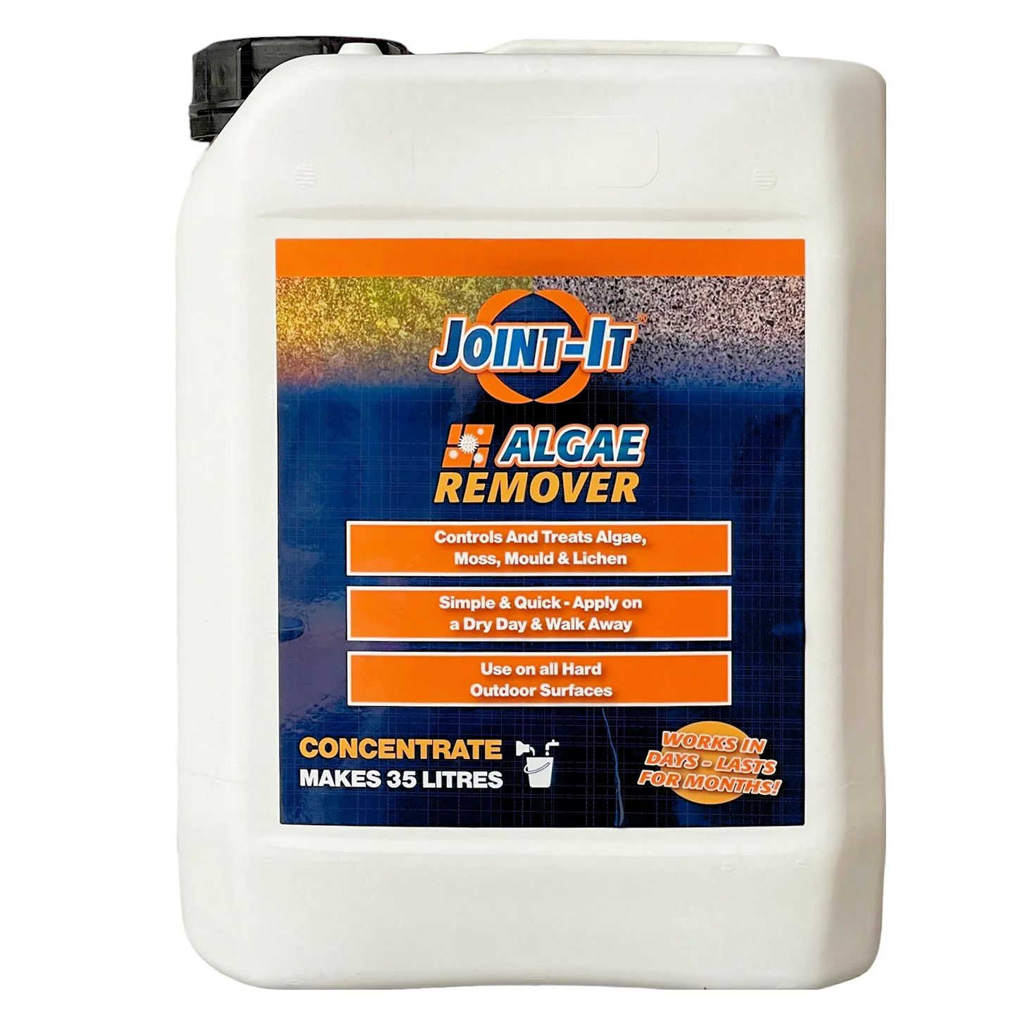 Joint It Algae Remover Concentrate for Patio and Driveway Cleaning – 5L (JIAR5)