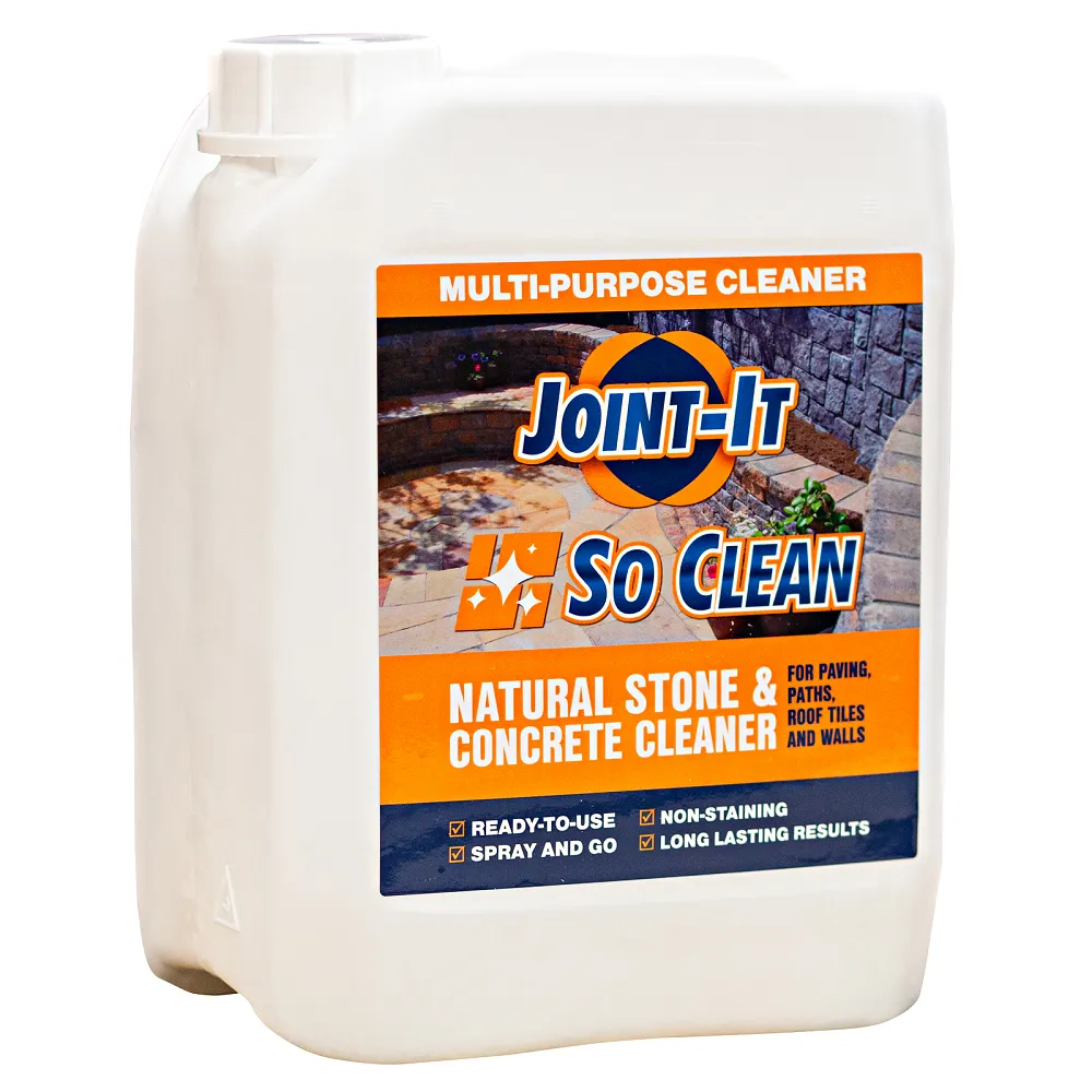 Joint It So Clean Masonry Patio and Stone Cleaner 5L Joint It So Clean Masonry Patio and Stone Cleaner for Deep Cleaning 5L (SOCL5)