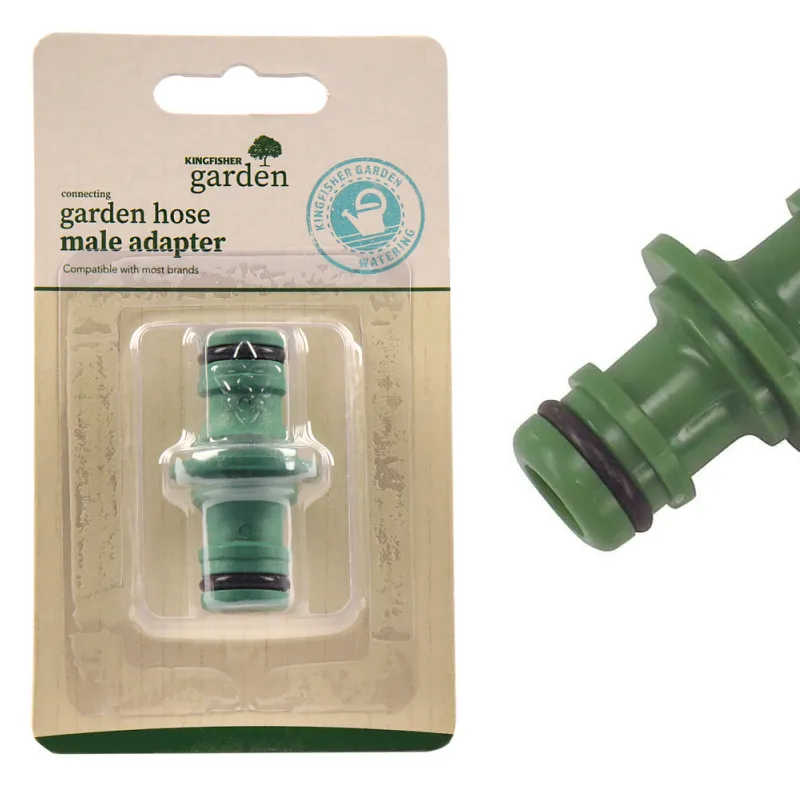 Kingfisher Garden Hose Male Adapter – Compatible With Most Brands (601MALESNCP)