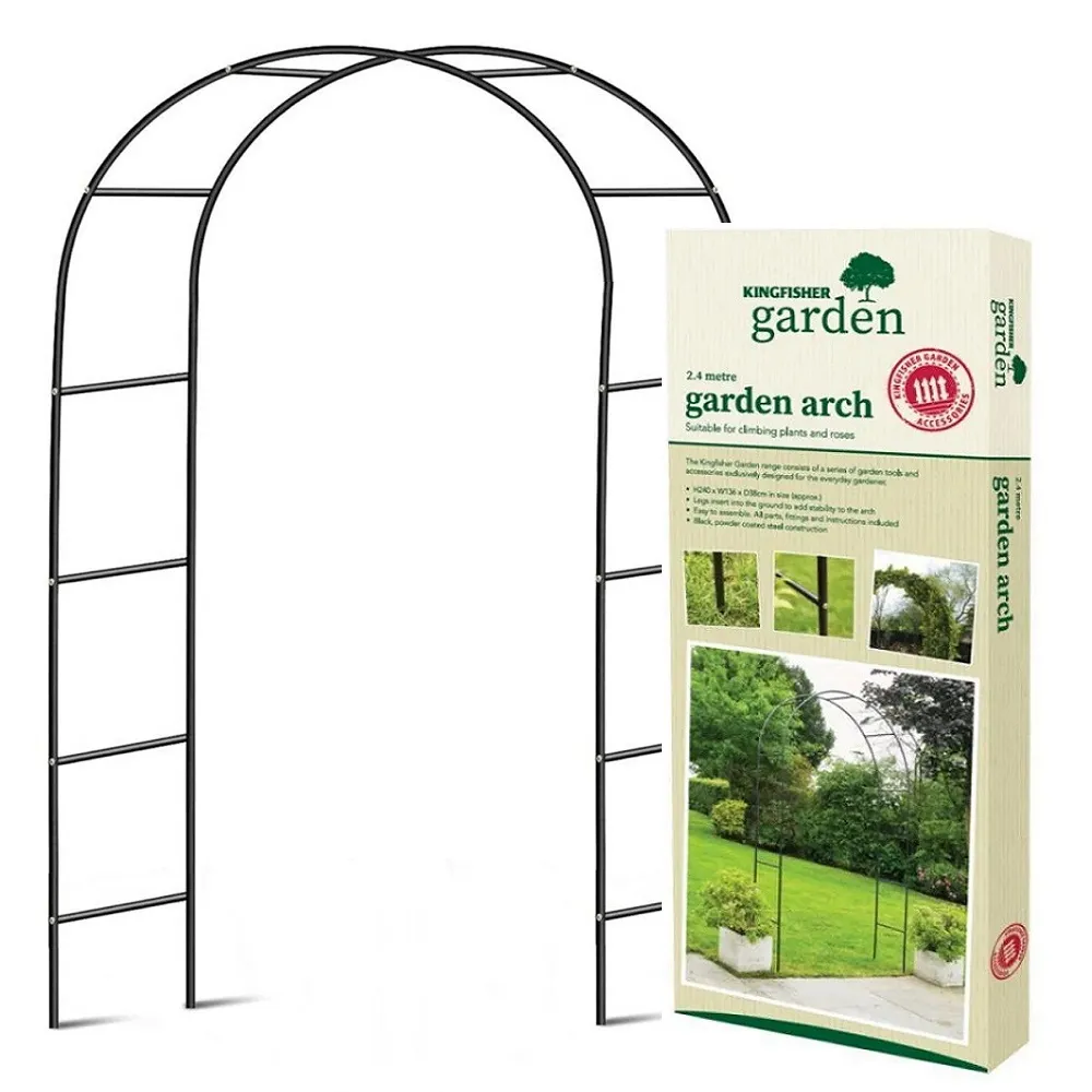 Kingfisher Garden Tubular Metal Archway for Climbing Plants 2.4m (WARCH) Kingfisher Garden Tubular Metal Archway for Climbing Plants 2.4m (WARCH)