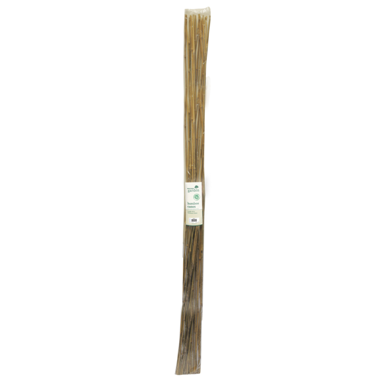 Bundle of Kingfisher Garden Bamboo Plant Supports for tall plants, measuring 1800mm.