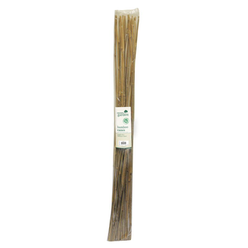 Pack of bamboo canes for plant support, suitable for medium plants, measuring 900mm.