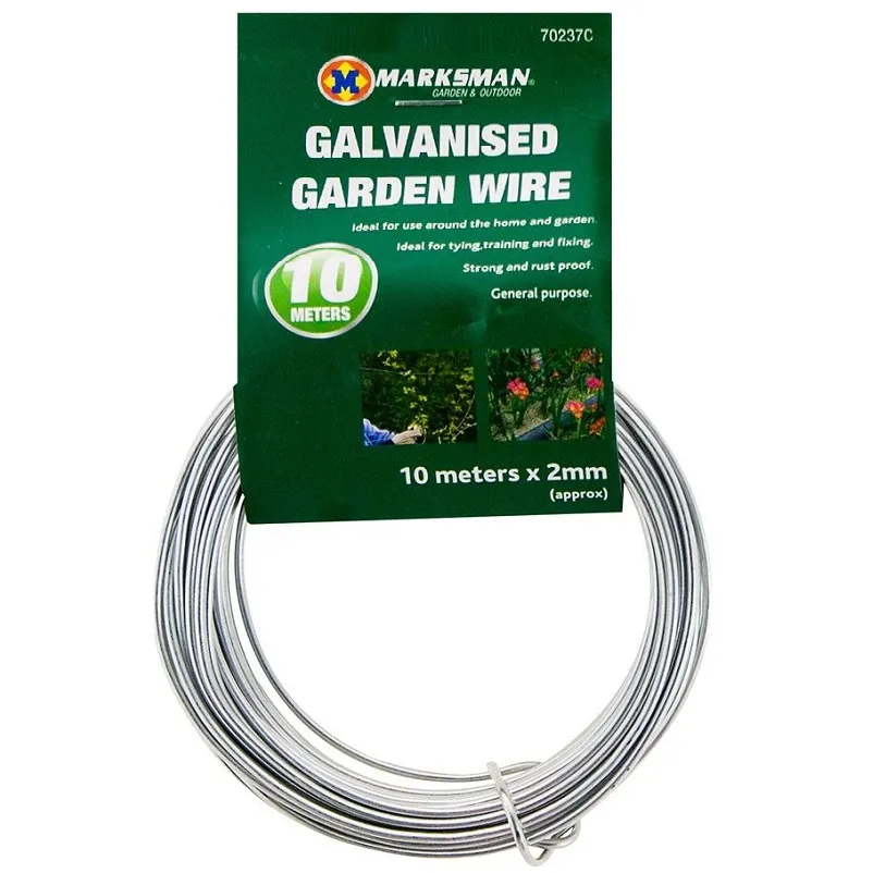Marksman – Galvanised 2mm Garden Wire 10m for Heavy-Duty Use (70237C) Marksman – Galvanised 2mm Garden Wire 10m for Heavy-Duty Use (70237C)