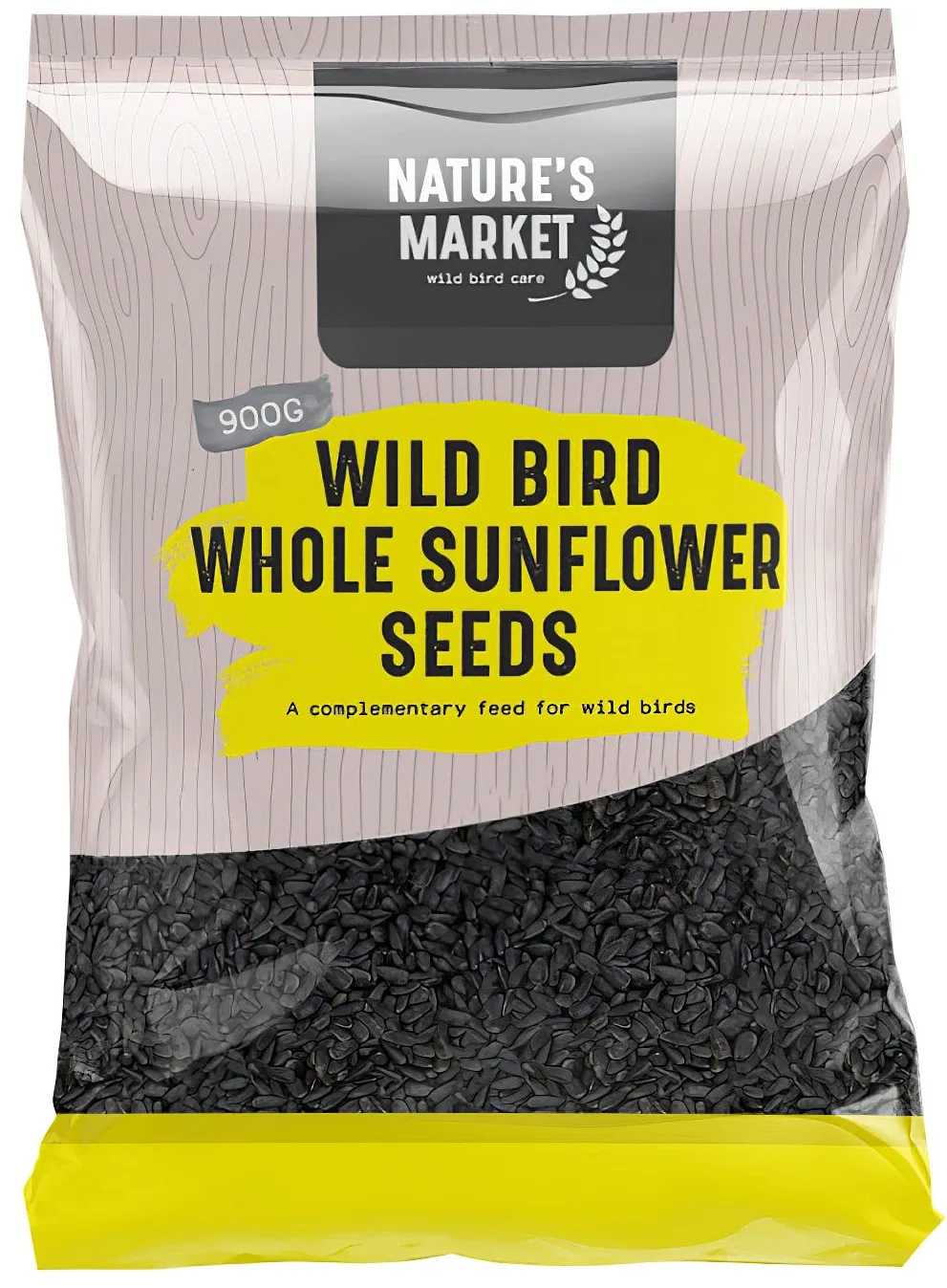 natures-market-wild-bird-food-sunflower-seeds-900g-bfwf04-1 Natures Market Wild Bird Food Whole Sunflower Seed 900g for Feeding Birds (BFWF04)