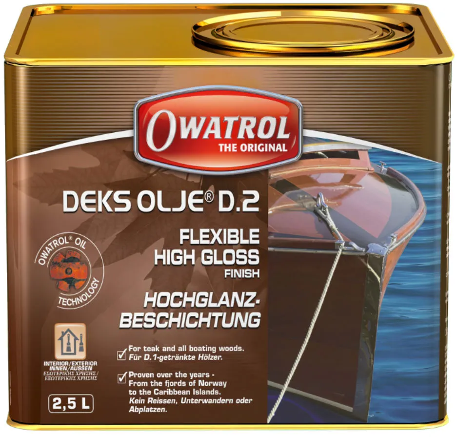 owatrol-d2-2-5l-deks-olje-yacht-marine-flexible-high-gloss-wood-oil-varnish-finish-2-5-litre Owatrol D2 Deks Olje Yacht Marine High Gloss Wood Varnish 2.5L (D2-2.5)