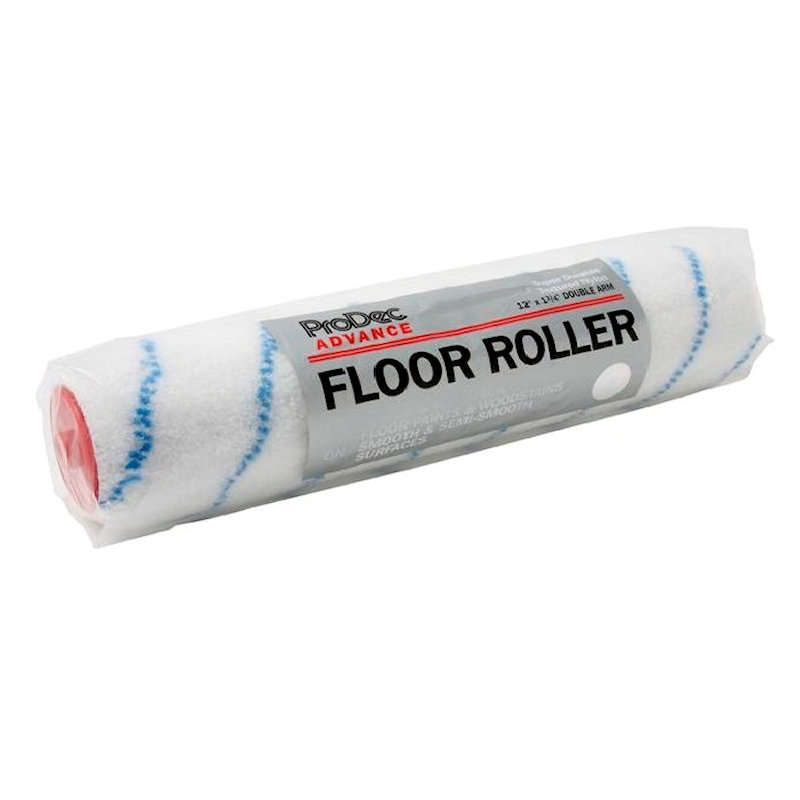 Prodec 12 inch solvent resistant industrial paint roller sleeve in packaging.