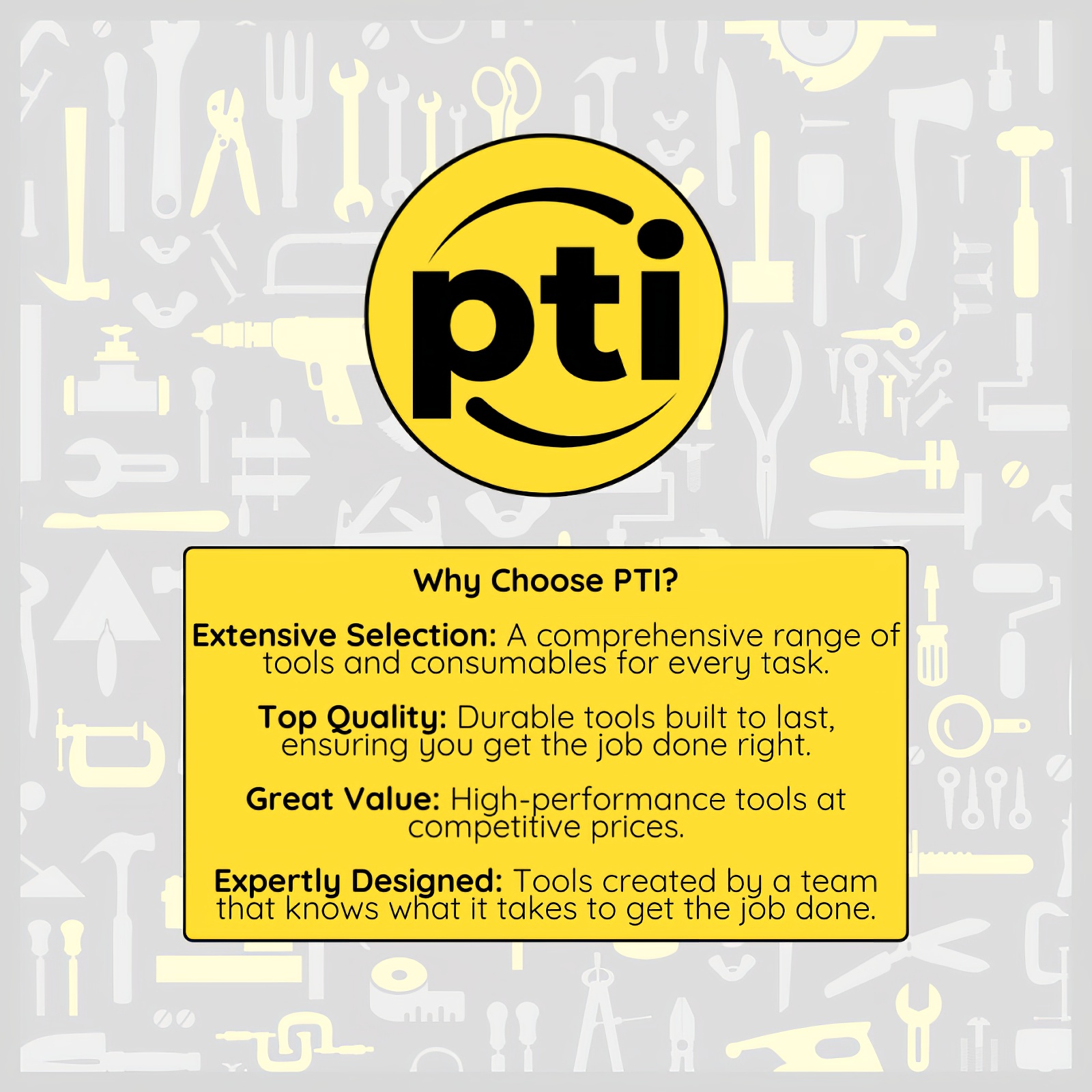 Black PU coated palm gloves with grey cuffs, why choose PTI