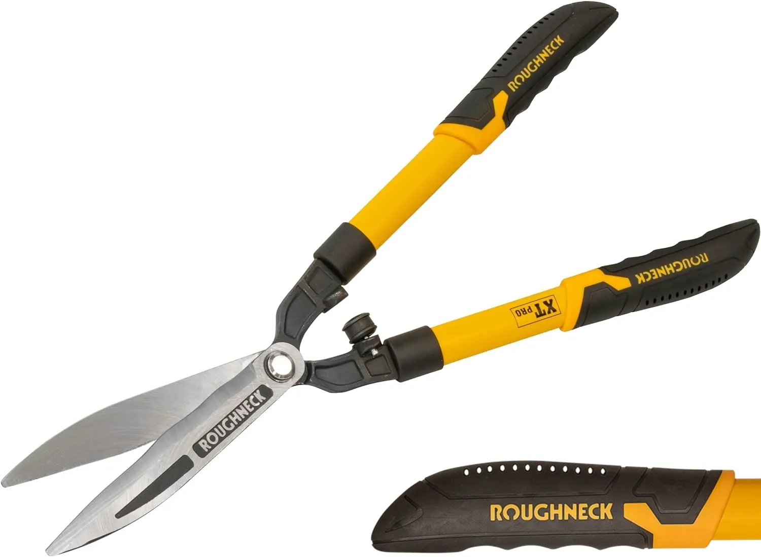 Roughneck XT PRO Heavy Duty Wavy Blade Hedge and Grass Shears (66-870) Roughneck XT PRO Heavy Duty Wavy Blade Hedge and Grass Shears for Clean Cutting (66-870)