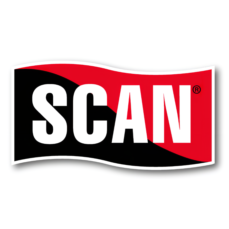 Scan Grip logo in red and black colours.