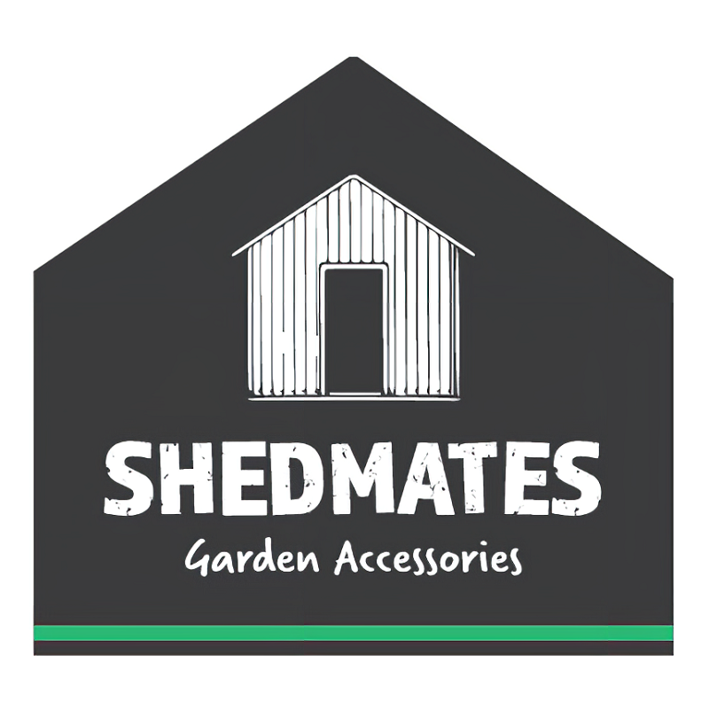 Shedmates logo with a stylised shed and the text Garden Accessories