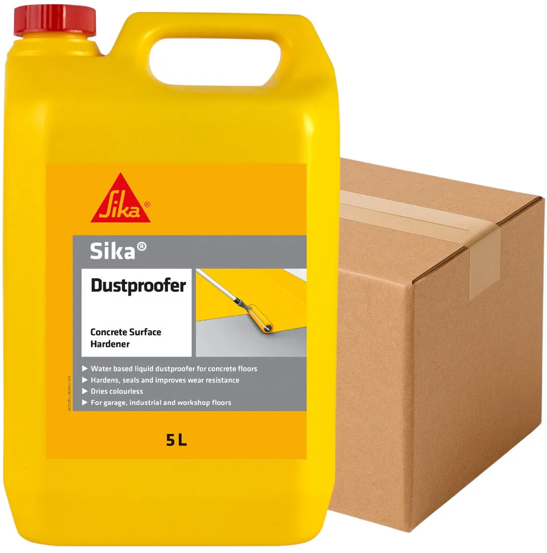 sika-dustproofer-concrete-surface-hardener-5-litre-skdust5-box-of-4-path-and-patio Sika Dustproofer and Concrete Hardener Box of 4 102470 (SKDUST5-4)