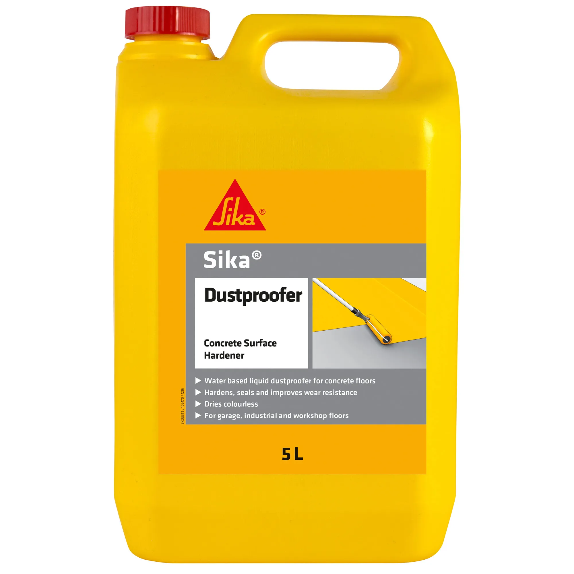 Sika Dustproofer and Concrete Hardener 5L for Strengthening Surfaces Sika Dustproofer and Concrete Hardener 5L 102470 Strengthening Surfaces (SKDUST5)