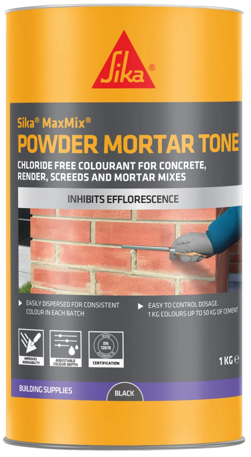 sika-maxmix-208-1kg-powder-mortar-tone-colouring-black-878064 Sika Maxmix – Powder Mortar Tone – 1kg, BUFF (878077)