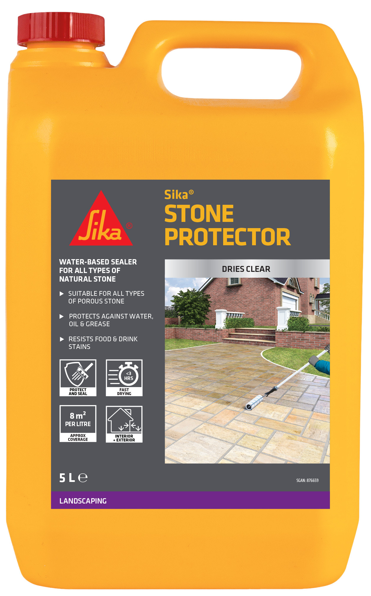 Sika Natural Stone Protector Sealer 5 Litres Skstone5 905916