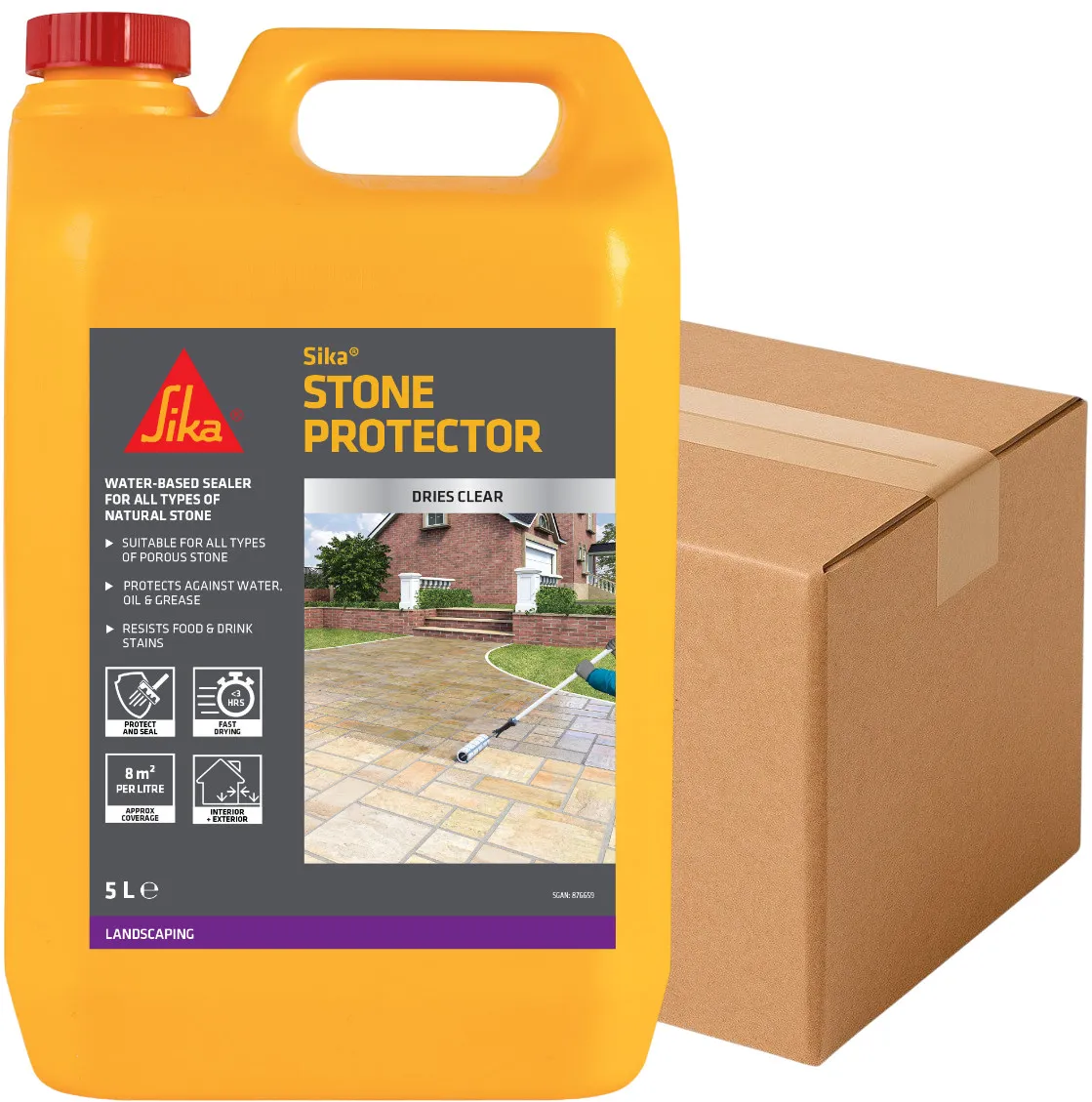 sika-natural-stone-protector-sealer-5-litres-skstone5-box-of-4-path-and-patio-905916 Sika Natural Stone Protector Sealer 5L 905916 – Box of 4 (SKSTONE5-4)