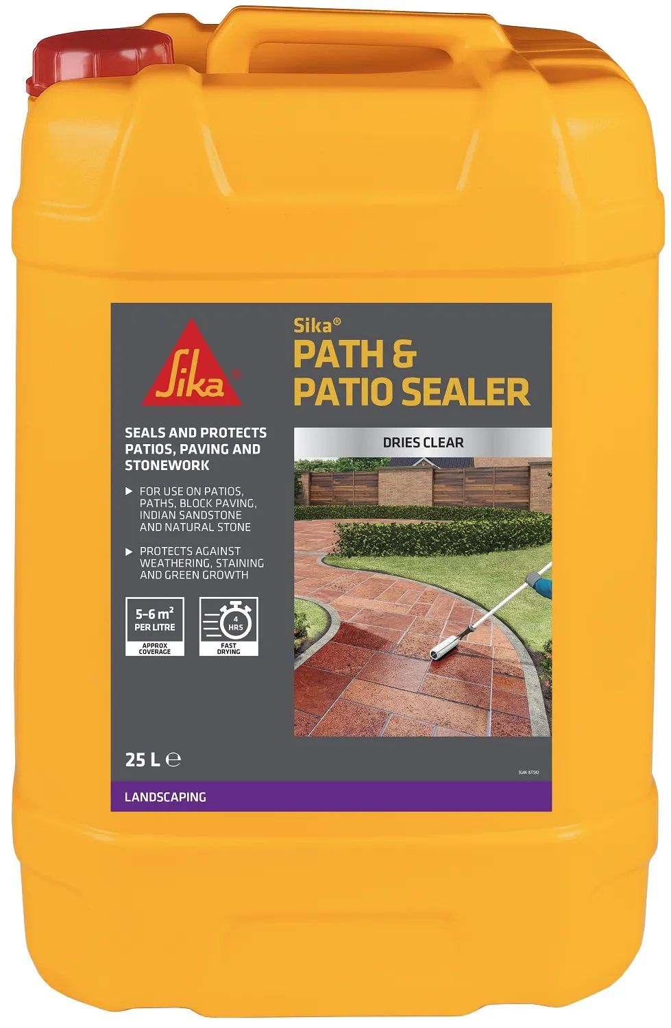 sika-path-and-patio-sealer-25-litre-8798650-everbuild Sika 405 Path and Patio Seal 25L Sealer for Surface Protection 879865