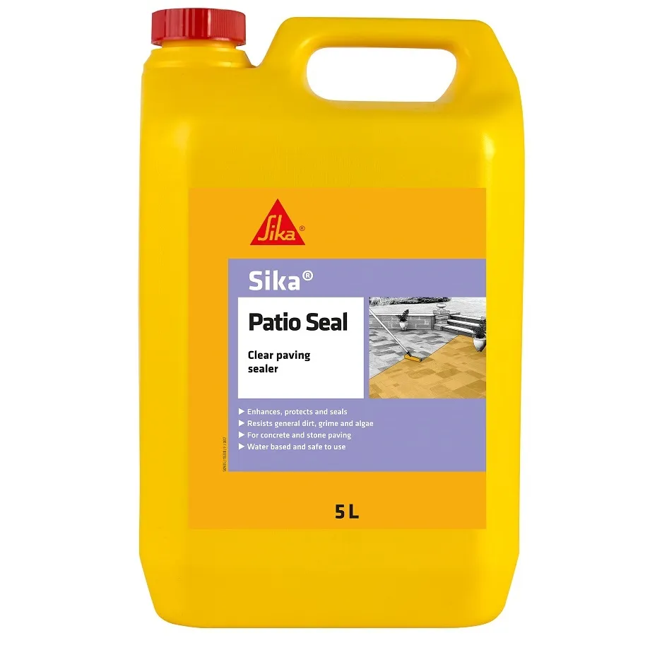 Sika Patio Seal Clear Paving Sealer 5L for Long-Lasting Protection Sika Patio Seal Clear Paving Sealer 5L 115338 for Long-Lasting Protection SKPAT5