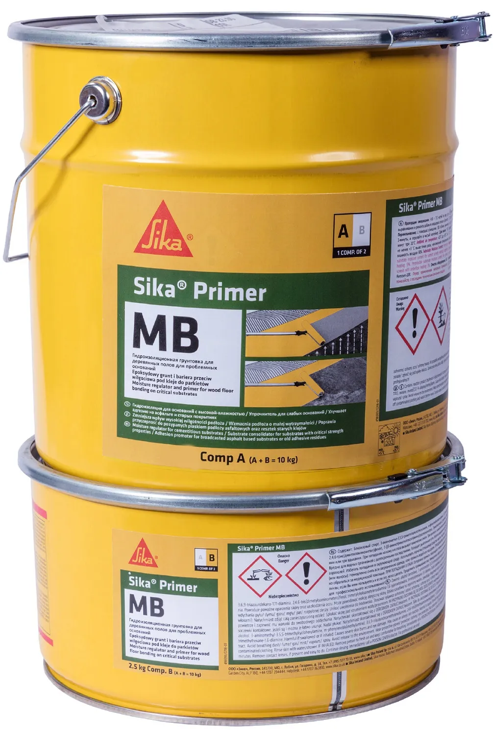 Sika MB Primer Epoxy Moisture Barrier for Wood Flooring Subfloors – 5kg Sika MB Primer Epoxy Moisture Barrier for Wood Flooring Subfloors – 5kg (498982)