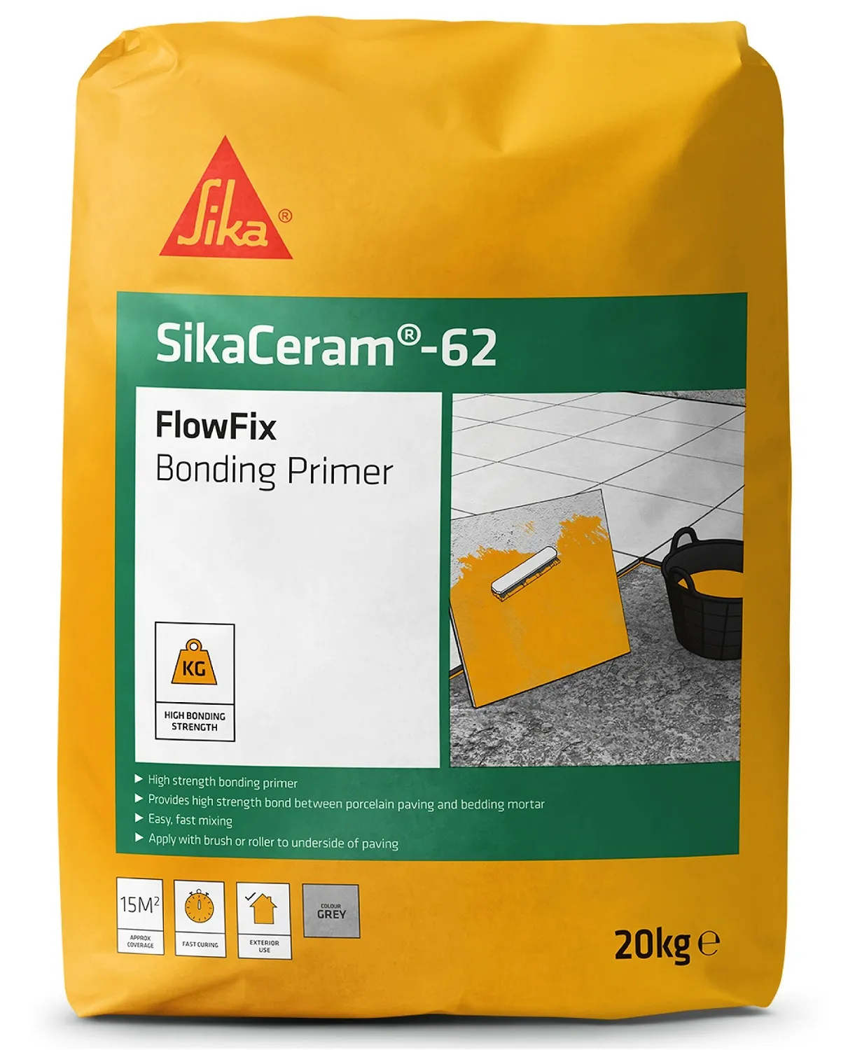 Sika Sikaceram 62 Porcelain Flowfix Bonding Slurry Primer for Paving (633196)