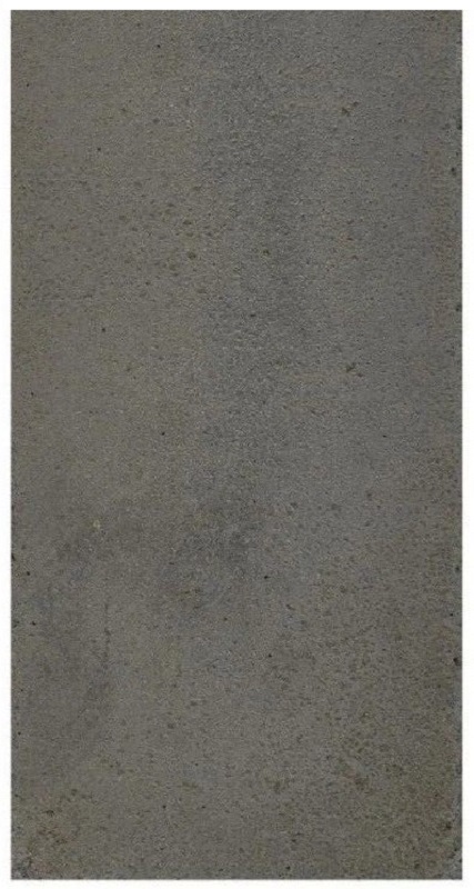 Dark grey porcelain paving jointing compound with a textured surface.